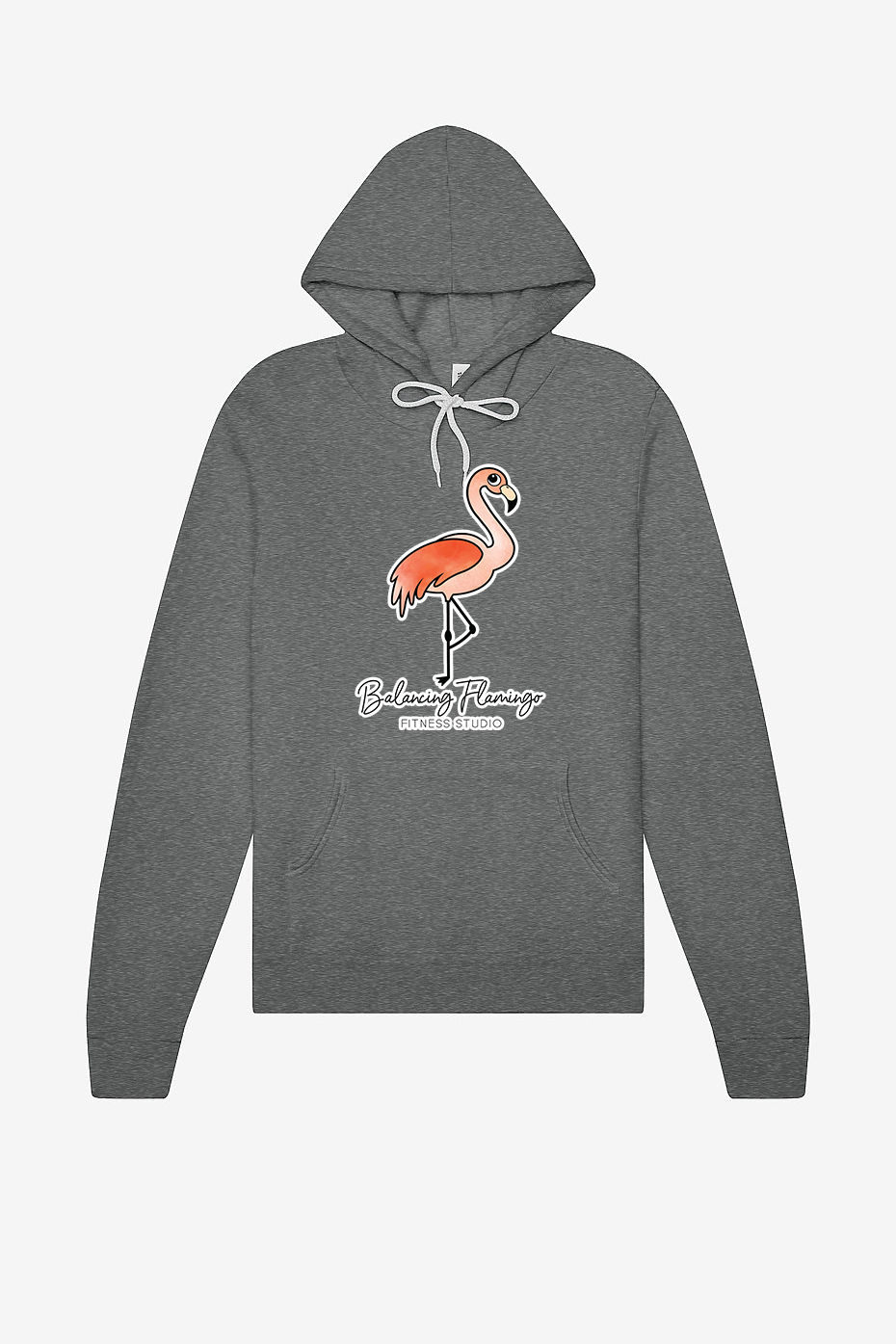 Thumbnail: PREORDER: Super Soft Hoodie | Balancing Flamingo Fitness Studio