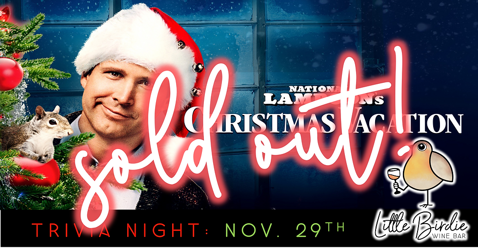SOLD OUT: Trivia Night: National Lampoons Christmas Vacation (11/29 @ 6:30pm)