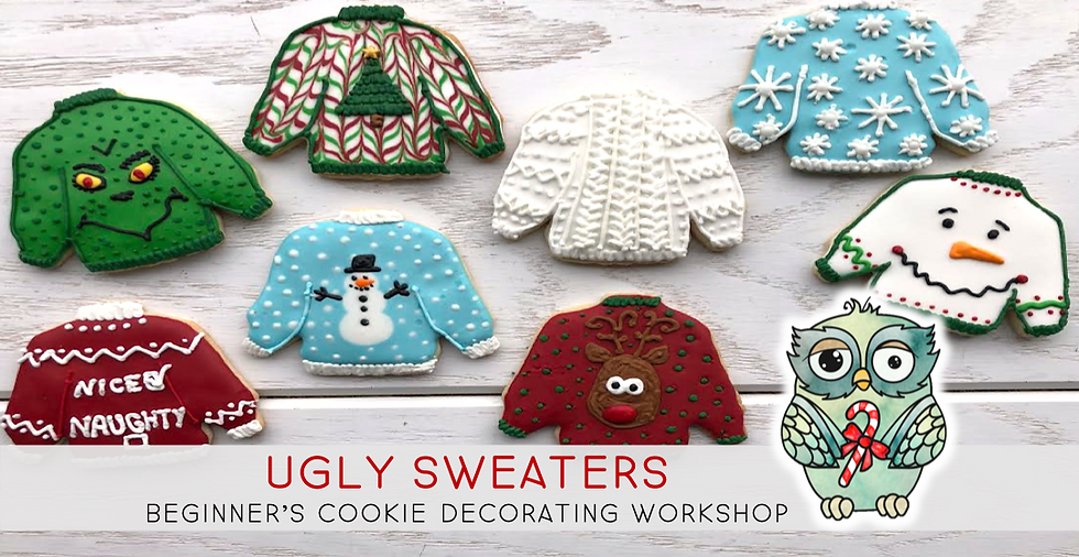 Ugly Sweaters Cookie Decorating Workshop (11/26 @ 10am)