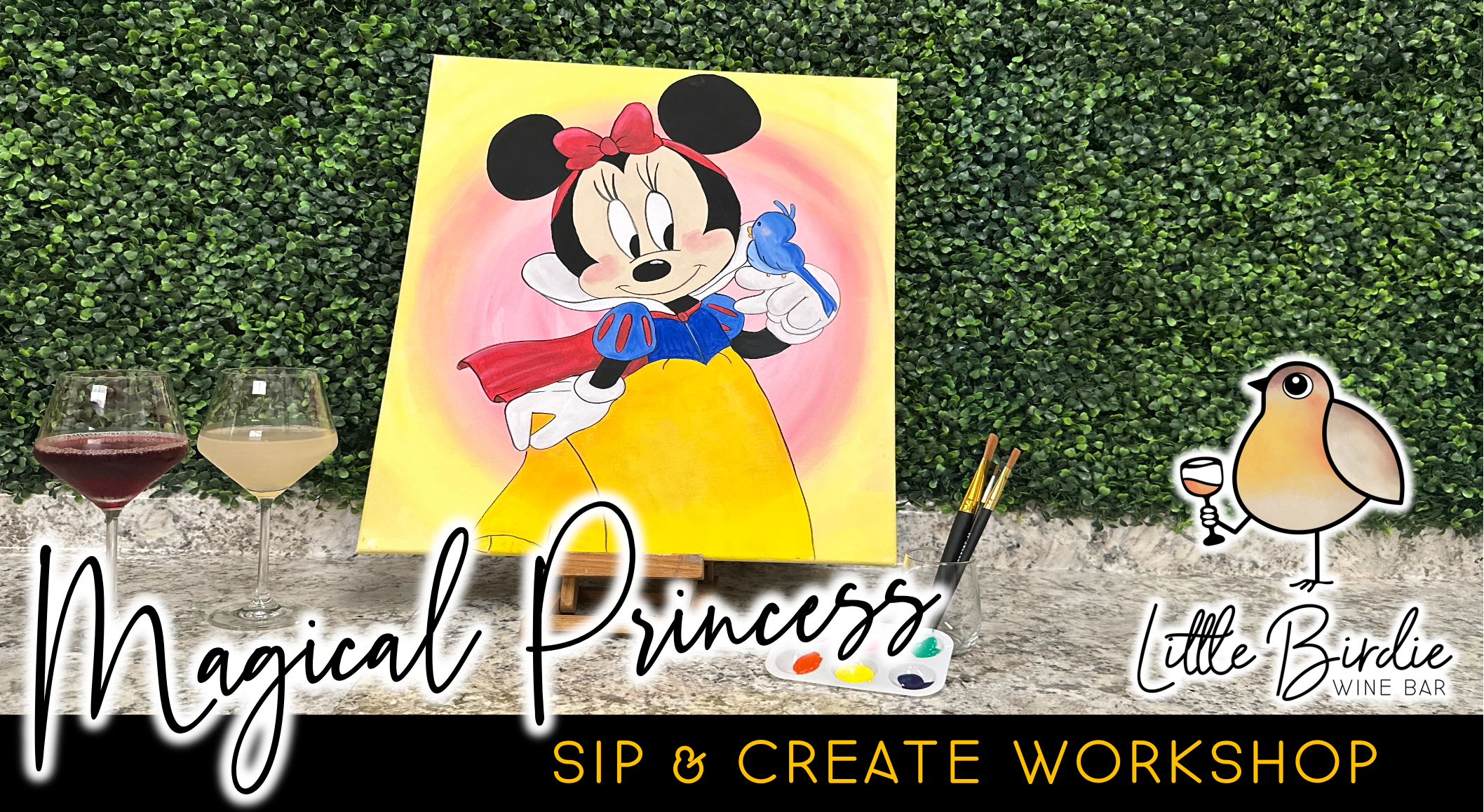 Magical Princess | Mommy & Me Canvas Painting Workshop (10/10 @ 10:00am)