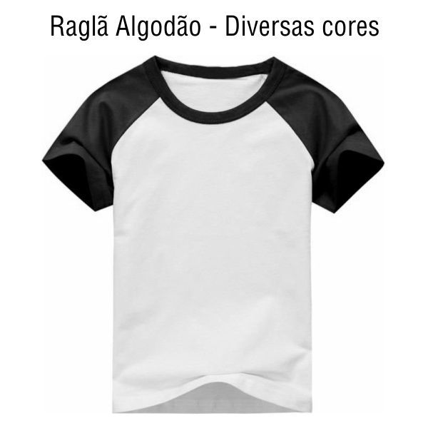 Camiseta Raglã Algodão