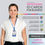 Thumbnail: Professional woman wearing custom printed business photo ID card on blue lanyard - Prime ID UK