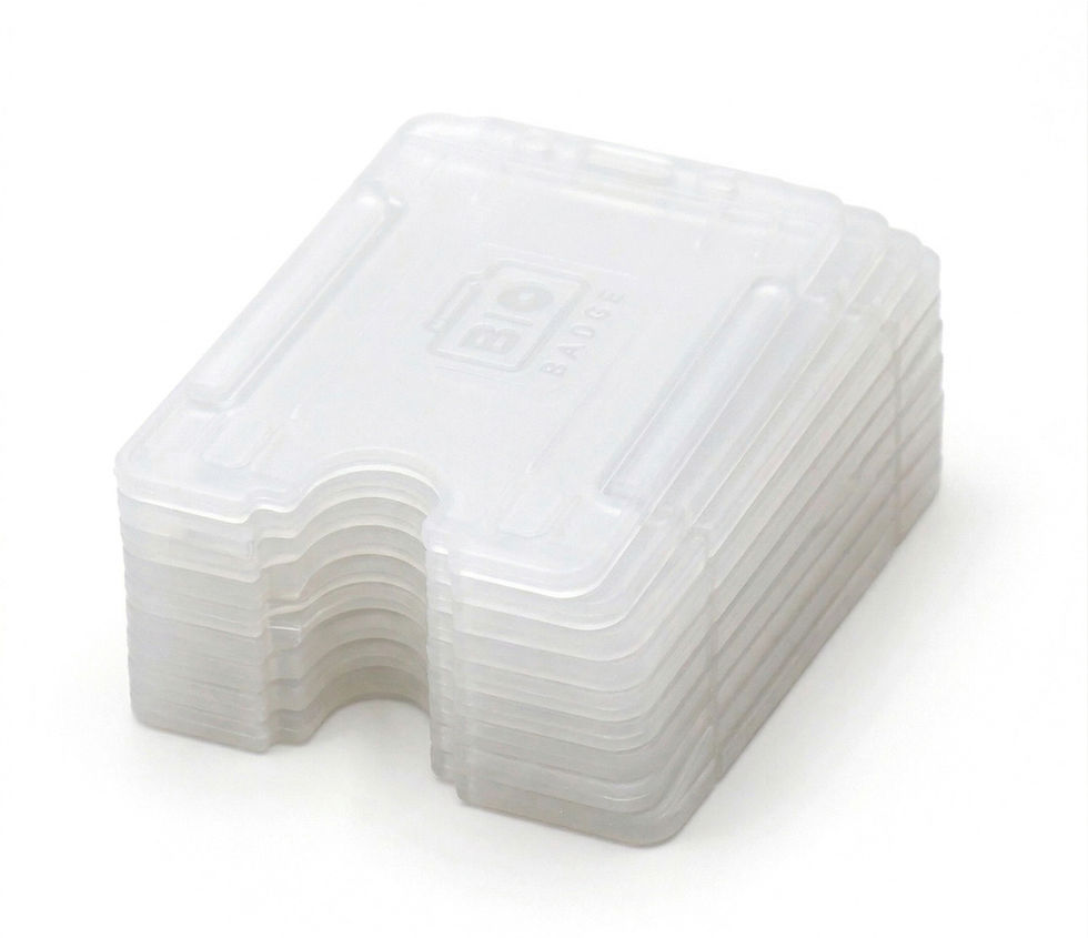 Thumbnail: Portrait translucent white holders pack of 10