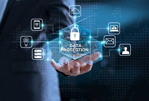 Illustration representing data protectio