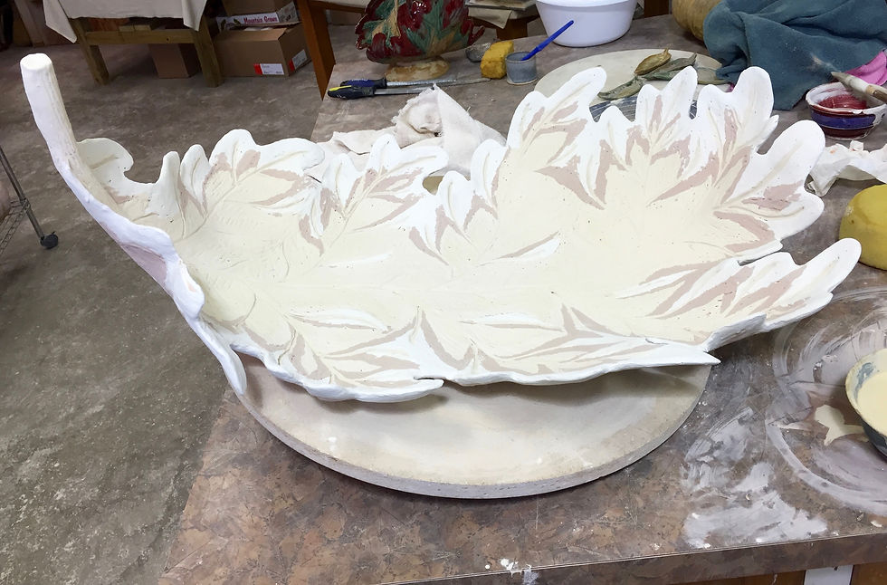 Glazed and ready to fire
