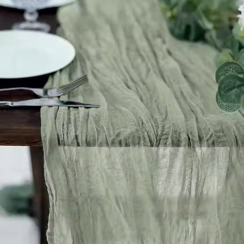 Thumbnail: Table Runner - Cheesecloth
