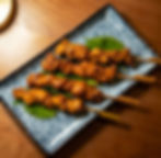 Shiso Honey Grilled Chicken Skewers (4skewers)