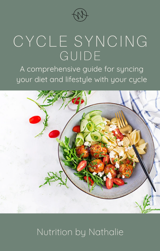 Nutrition by Nathalie Cycle Syncing Guide