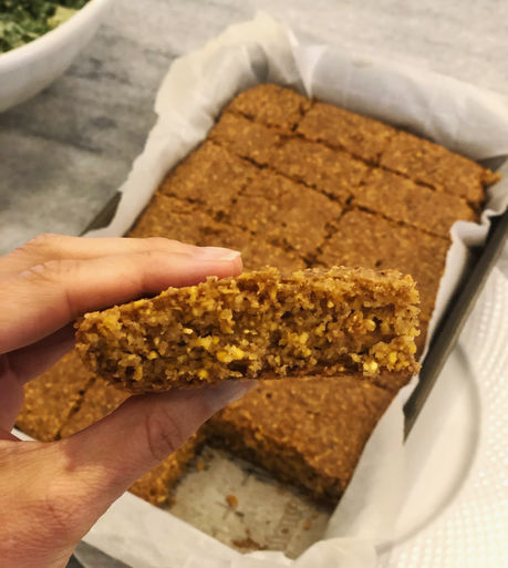 Vegan Gluten Free Cornbread (adapted from @bakeritablog)