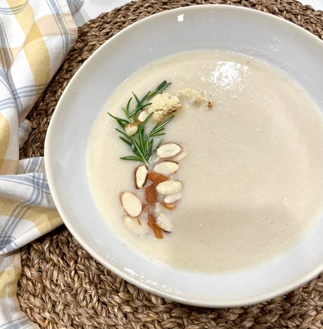 Roasted Creamy Coconut & Cauliflower Soup