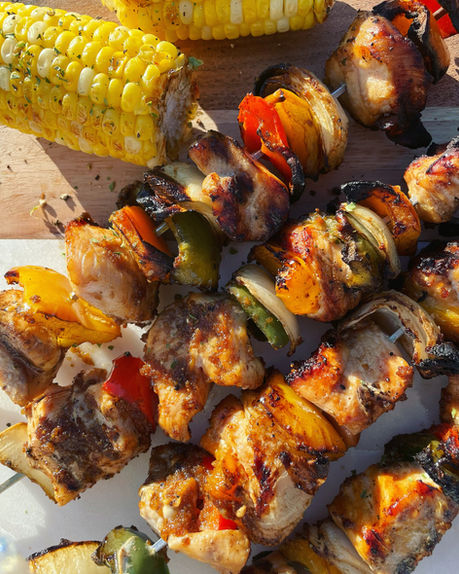 Grilled Chicken Skewers