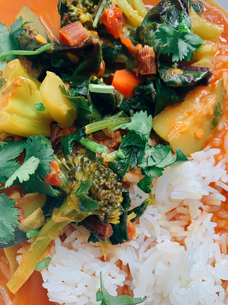 Vegetable-Chickpea Curry