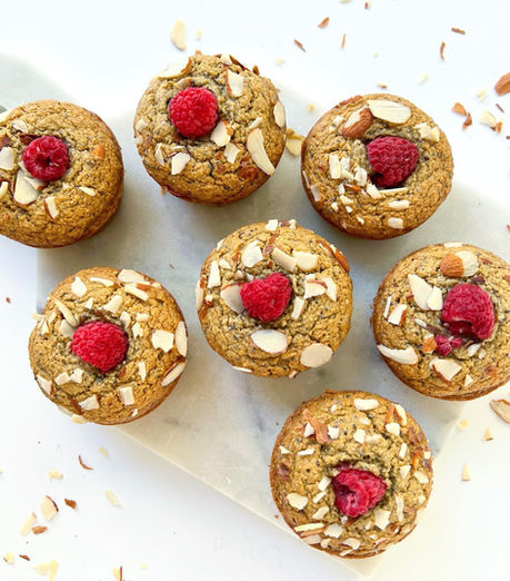 Almond, Raspberry & Chia Muffins