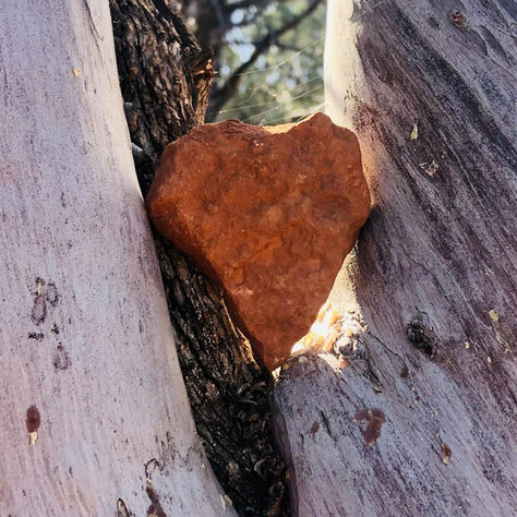 Sedona heart-shaped red rock