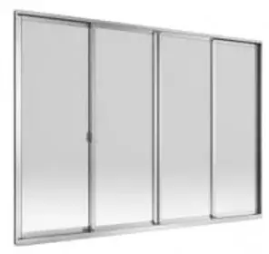 ATIS Sliding Door – 4 Panels on 2 Tracks