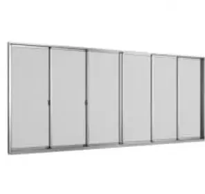 ATIS Sliding Door – 6 Panels on 2 Tracks