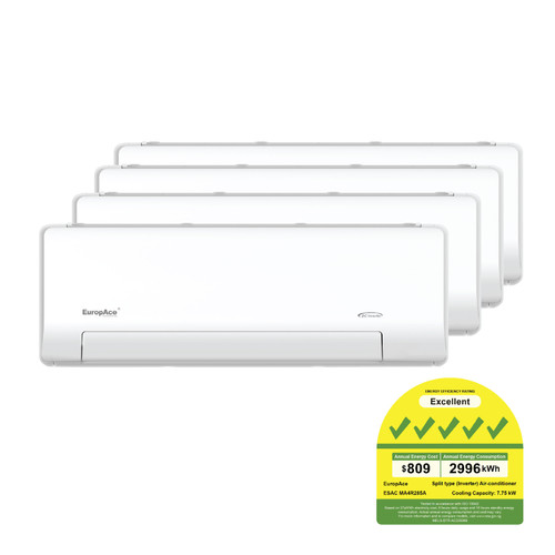 R32 System 4 Split Air Conditioner (28,000 BTU) ESAC MA4R285A