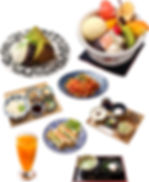 甘味と軽食のメニュー