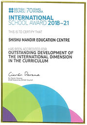 International School Award British Counc
