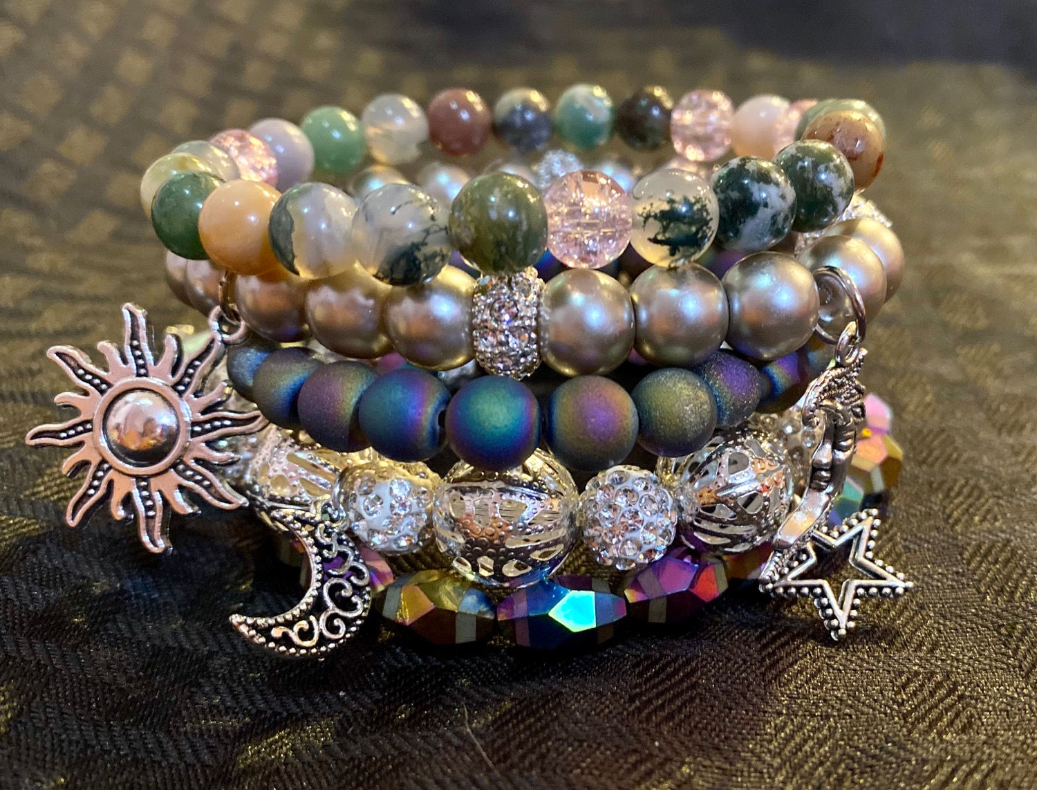 Boho 5 Tier Stackable Bracelet 