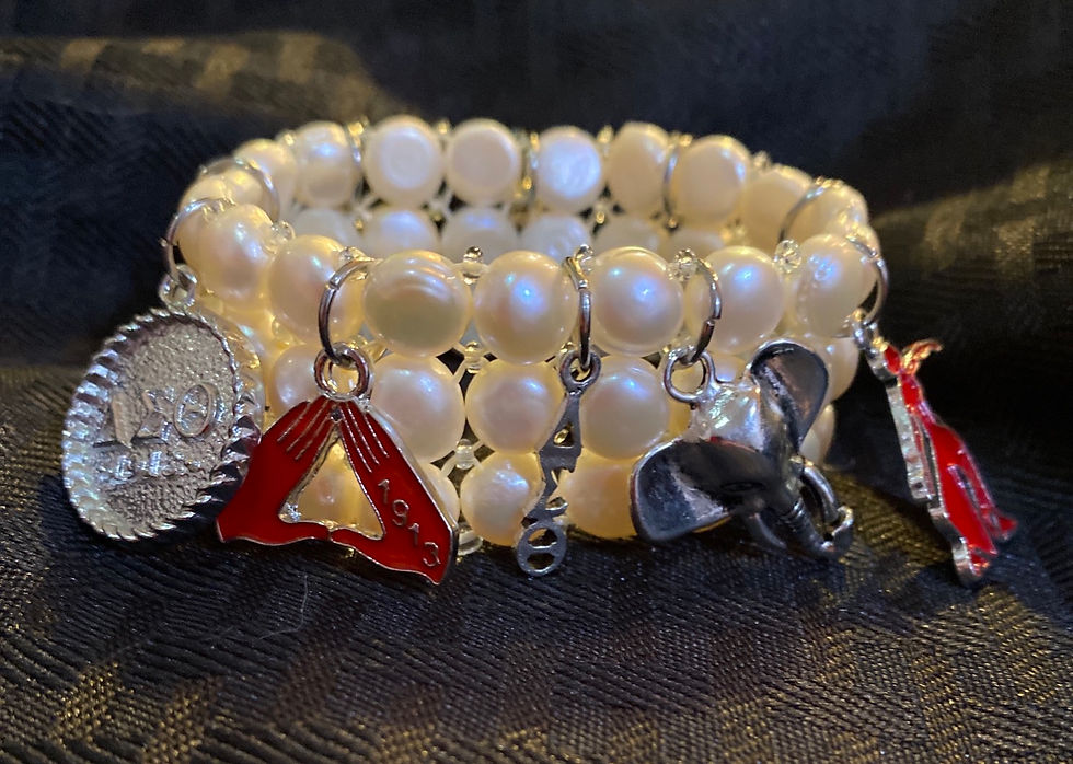 Thumbnail: DST Charmed Out Pearl Bracelet