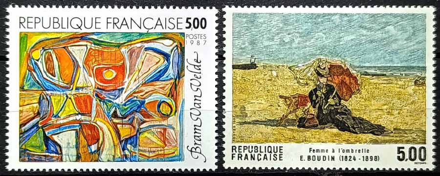 Франція 1987, Yv 2473-2475, MNH