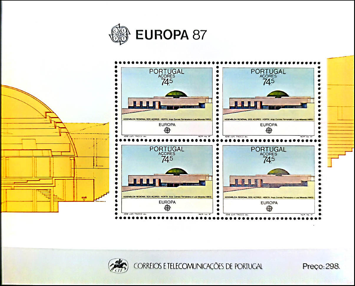 Азорські острови 1987, Mi 383 Блок-8, MNH