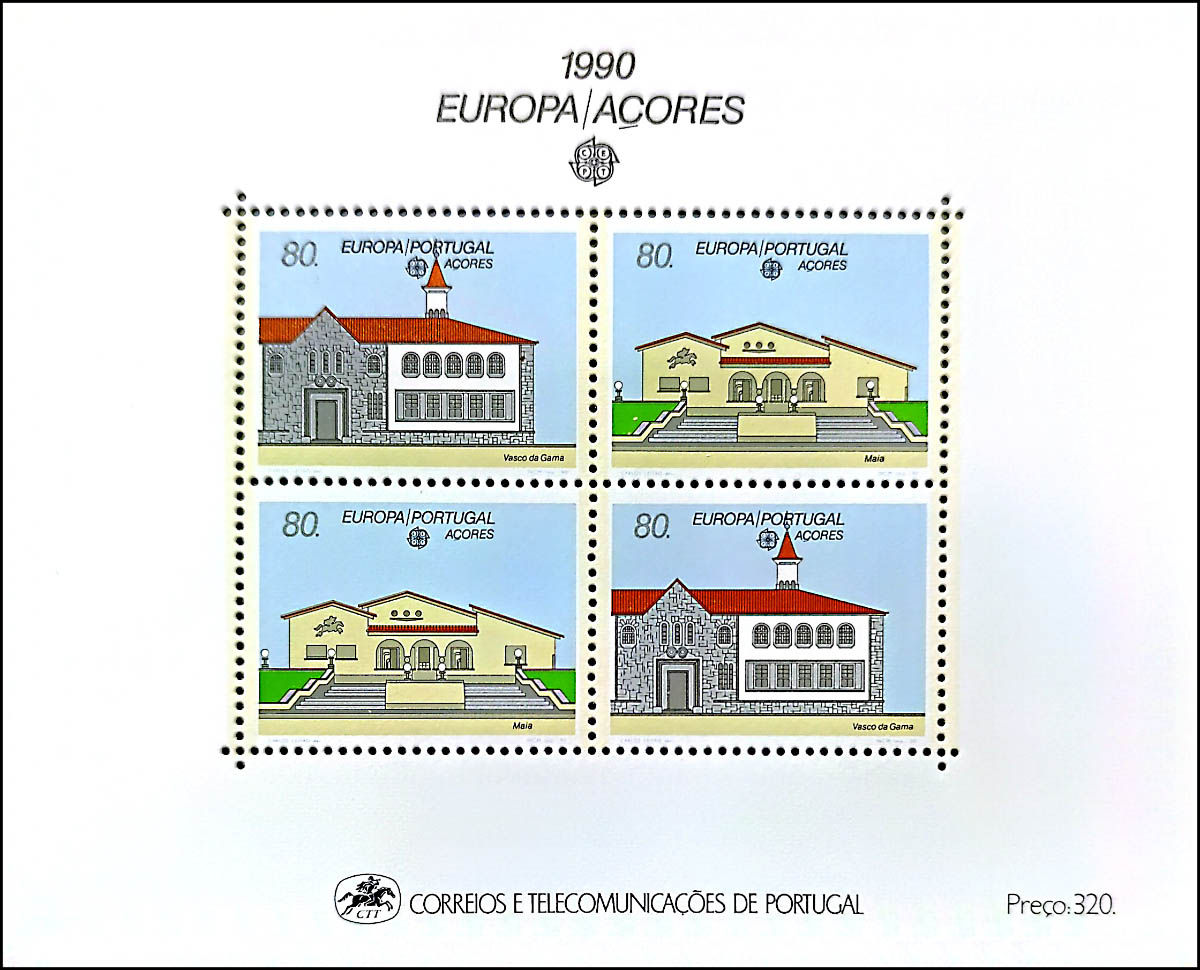 Азорські острови 1990, Mi 409 Блок-12, MNH
