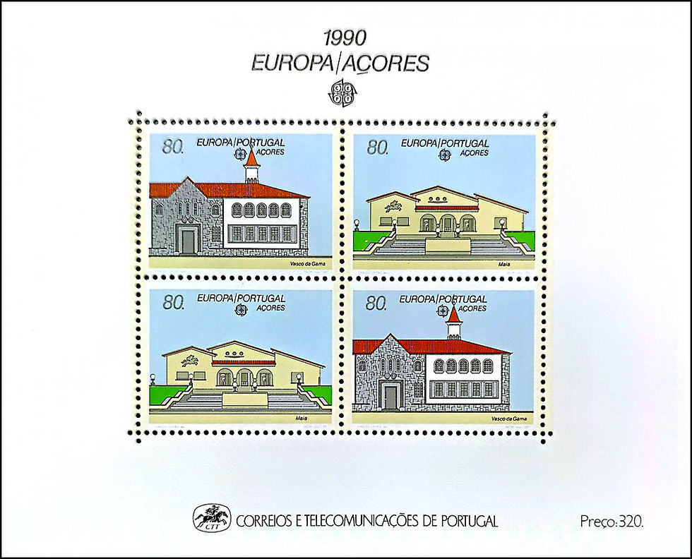 Прев'ю: Азорські острови 1990, Mi 409 Блок-12, MNH