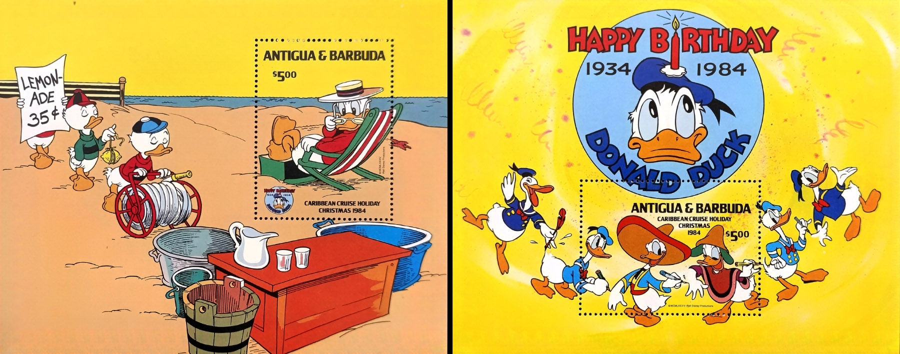 Антігуа і Барбуда 1984, Дісней №179-180