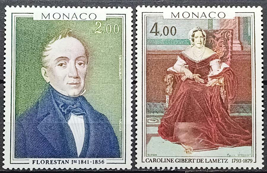 Монако 1978, Mi 1356-1357, MNH