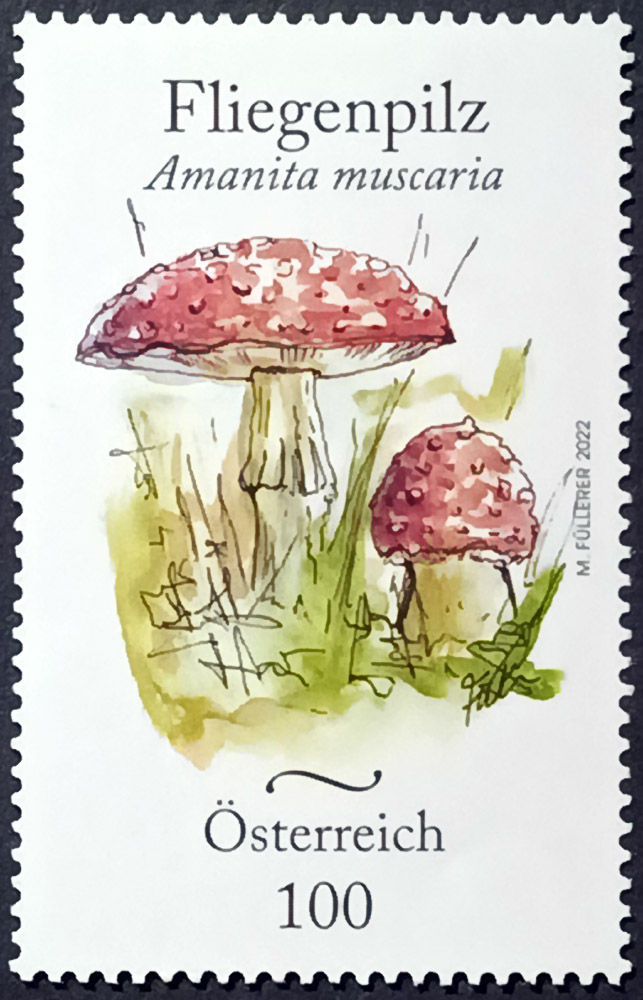 Австрія 2022, Гриби, MNH