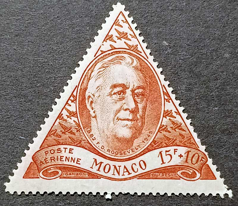 Монако 1947, Mi 329, MLH