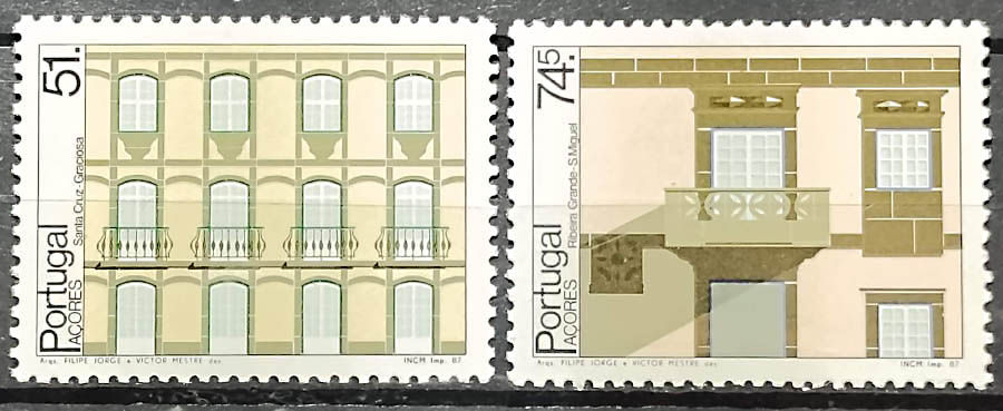 Азорські острови 1987, Mi 384-385, MNH