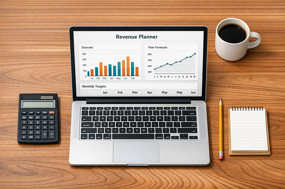 Training Business Revenue Planner