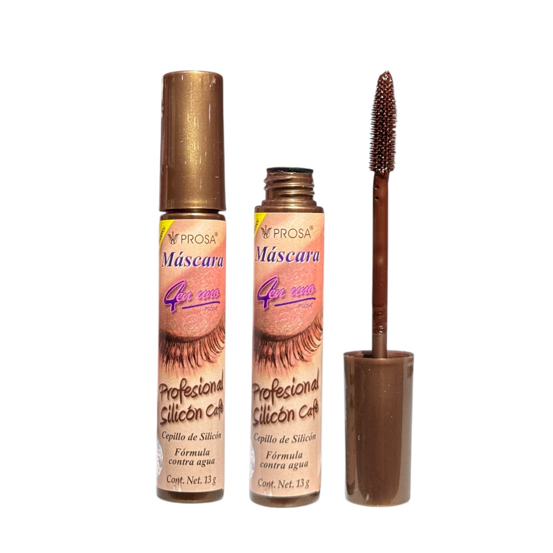 Mascara profesional silicón Café - Prosa -OJ353