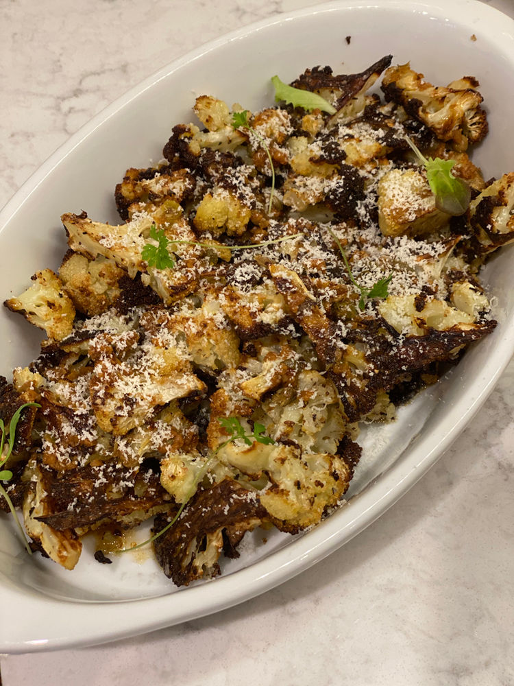 Ina's Roasted Cauliflower with Lemon and Capers