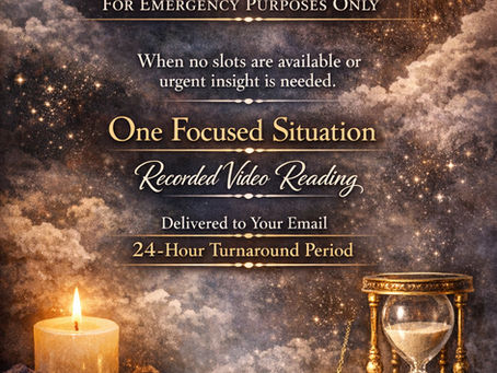 No Appointments? Can’t Wait? Book your Emergency Reading Online 🌟