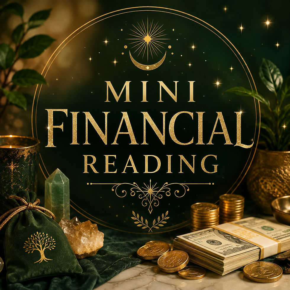 $25 Mini Financial Reading Happening Now Today Only
