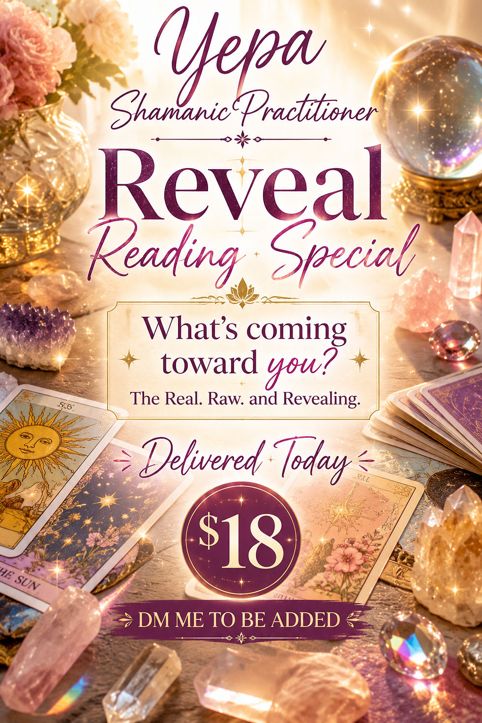 Saturday Special ✨Reveal Reading “ What’s coming towards you ⁉️