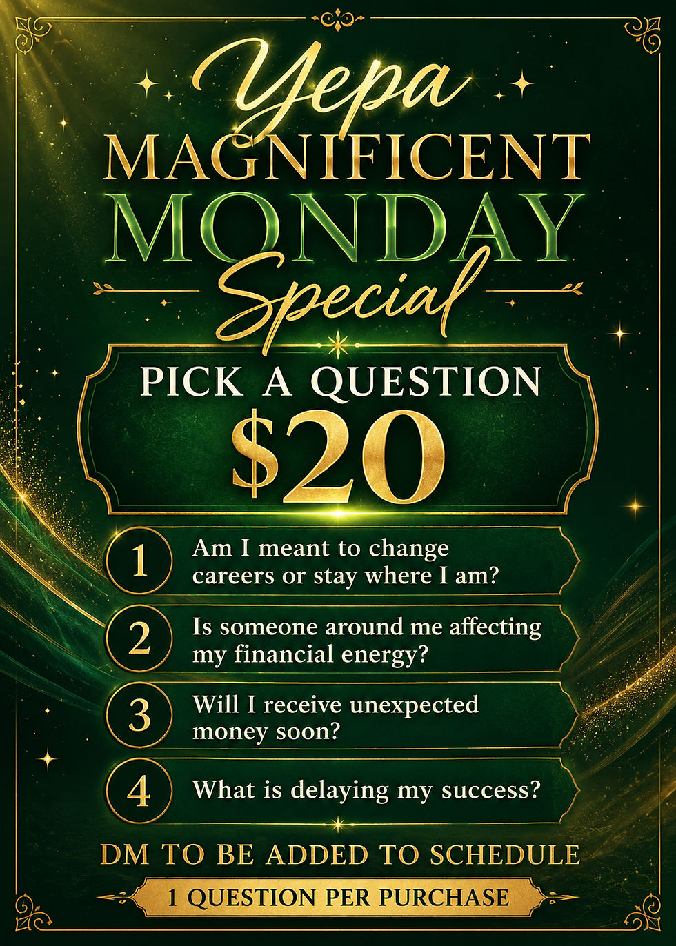 Magnificent Monday Sale $20 Limited Slots Don’t Miss Out