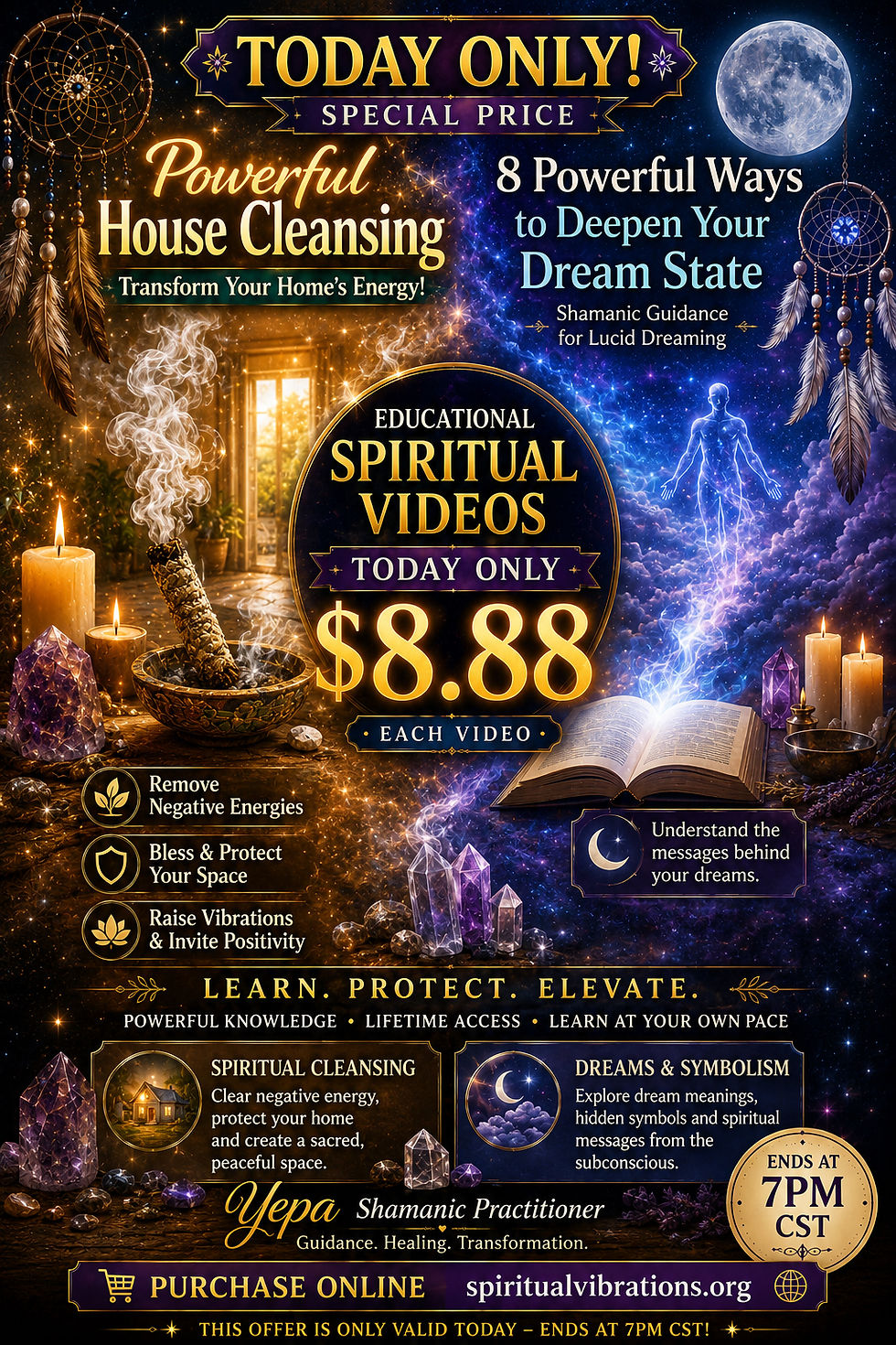 Educational Spiritual Videos on Sale Today $8.88 Ends @7pm cst Don’t Miss Out