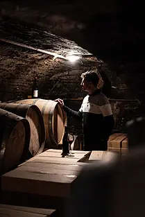 Maison Altisolis - Vincent Quenard in cellar - Graft Wine.webp