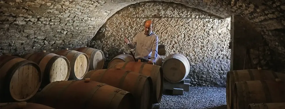 Maison Foucher - Marc Vappereau in cellar - Graft Wine.webp
