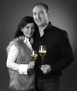 Cécile & Vincent Bauchet, owners and winemakers of Champagne Pertois-Moriset