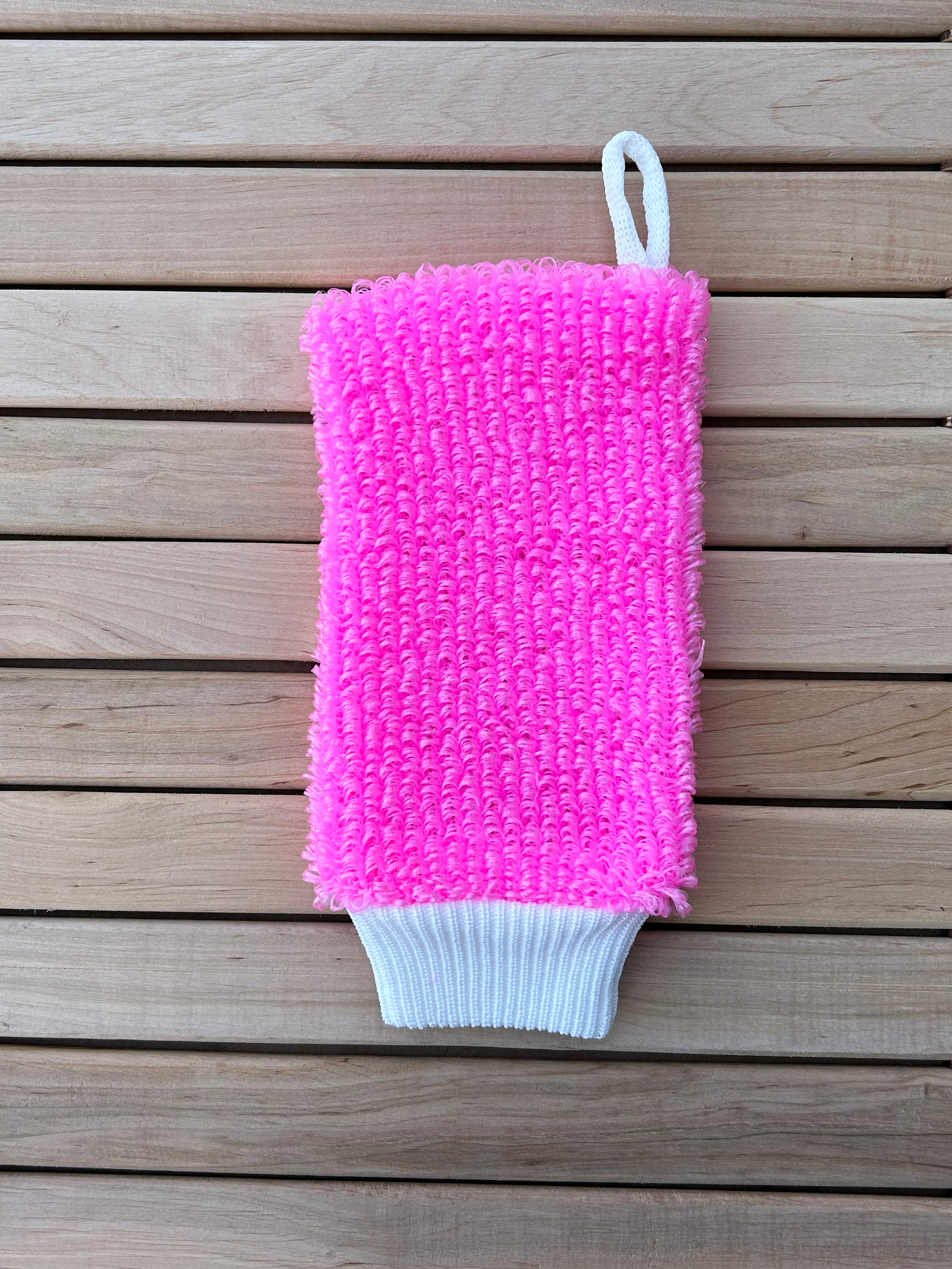 Massage washcloth (Glove for peeling) "Hedgehog"