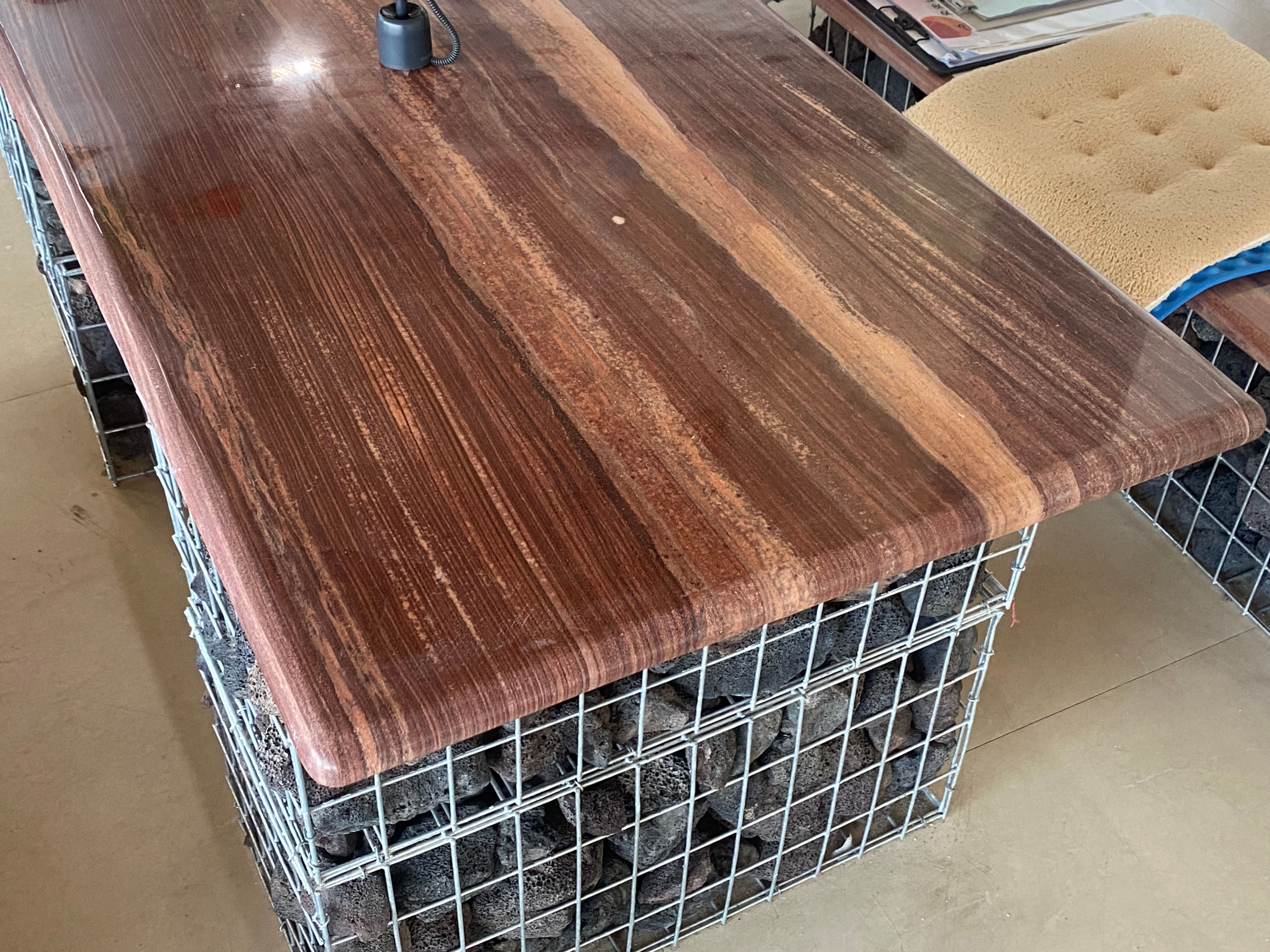 우드스톤 테이블 상판