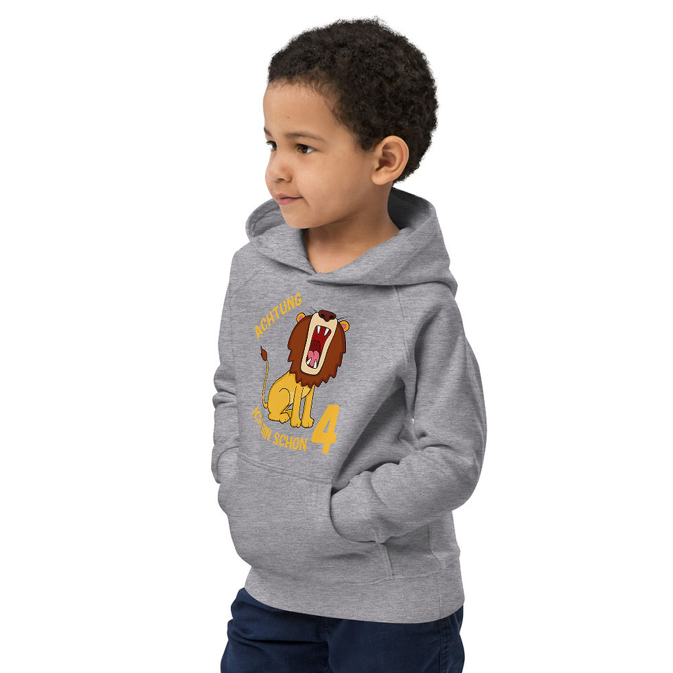 Miniaturbild: Geburtstags Hoodie Löwe 4 Jährig