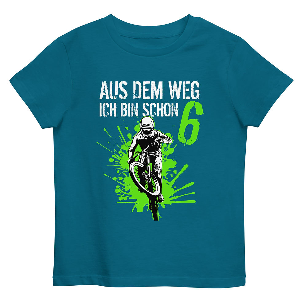 Miniaturbild: Geburtstags T-Shirt Mountainbike 6 Jährig