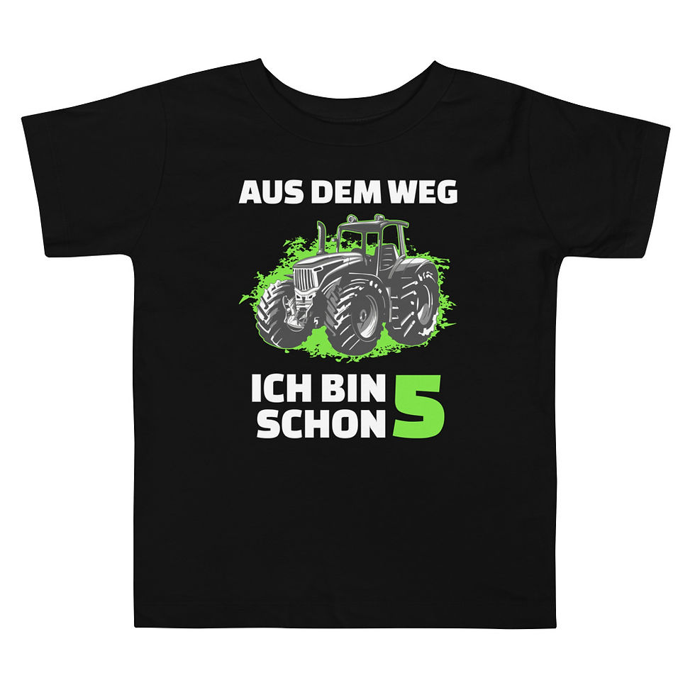 Miniaturbild: Geburtstags T-Shirt Traktor 5 Jährig